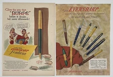 Vintage Eversharp Ventura Slim Ventura Presentation Skyliner (2) Print Ads