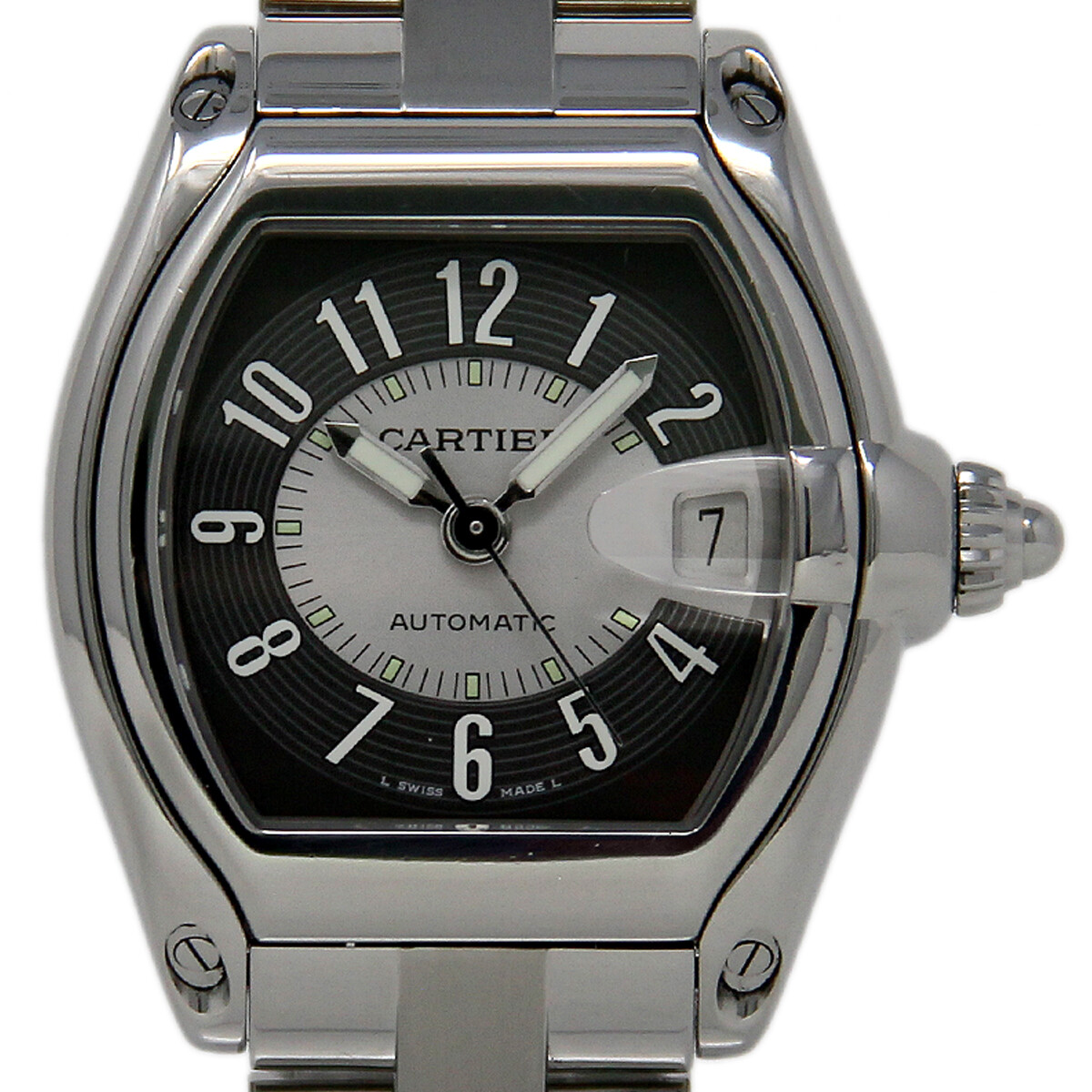 Cartier Roadster Black/Gray Men's Watch 
