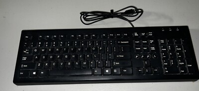 HP Wired USB Keyboard KU-1516 Business Office Style Black | eBay