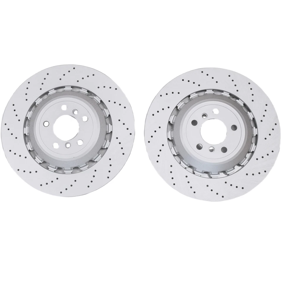 NEW Rotor Pair Disc Brake 34212284103  34212284104 For BMW F06 F10 F12 M5 M6 - Image 2 of 4
