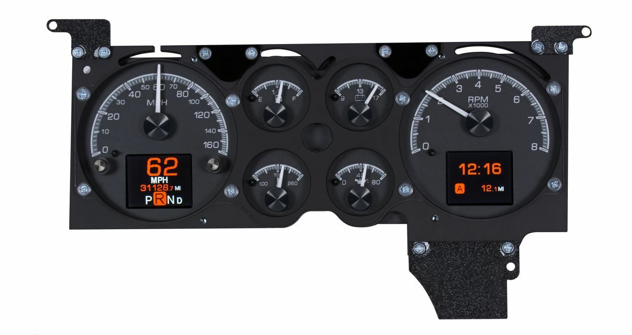 Dakota Digital 197888 Monte Carlo El Camino Gauge Cluster Black HDX