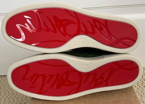 NIB Christian Louboutin Louis Junior Orlato Verlaine Suede Low Top Sneakers 42.5 - Picture 15 of 15