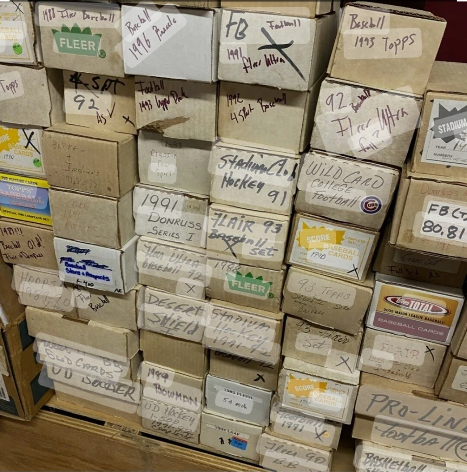 Enorme unidad de almacenamiento de colección de tarjetas deportivas de la NBA encuentra más de 2 millones de tarjetas envío+ devolución gratis Foto 4 de 4