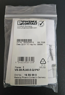 Phoenix Contact RJ45-Steckverbinder Cat.5e, 8-pol. VS-08-RJ45-5-Q/IP67 OVP
