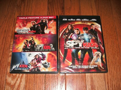 週末値下　新品同様帯付　スパイキッズ1,2,3. パック〈初回限定生産・3枚組〉 Brand New Sealed. Spy Kids set of 4 on DVD. 1, 2, 3 & All