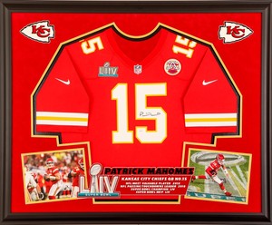 framed patrick mahomes jersey
