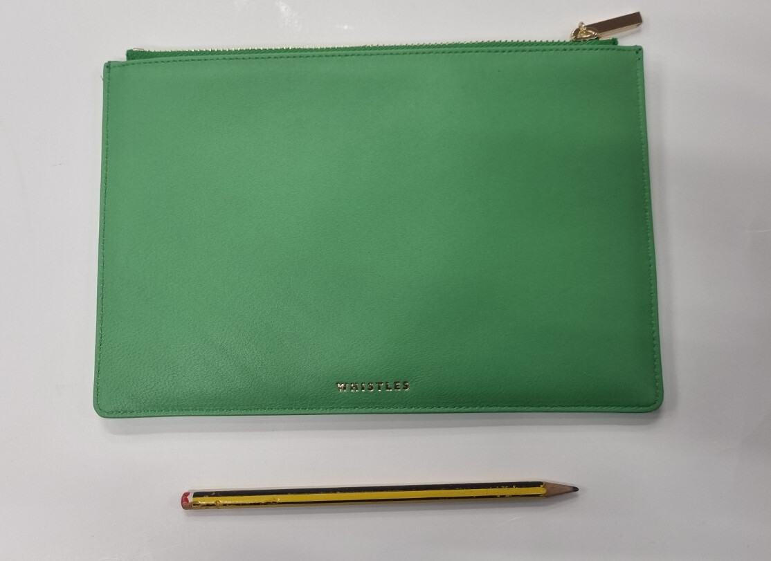 Ladies WHISTLES green leather clutch bag CG H68 eBay