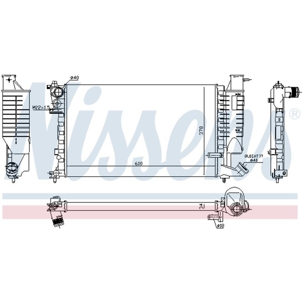 KüHler WasserküHler FüR Peugeot 306 SchräGheck CitroëN Xsara Coupe 7A 7C N3-image