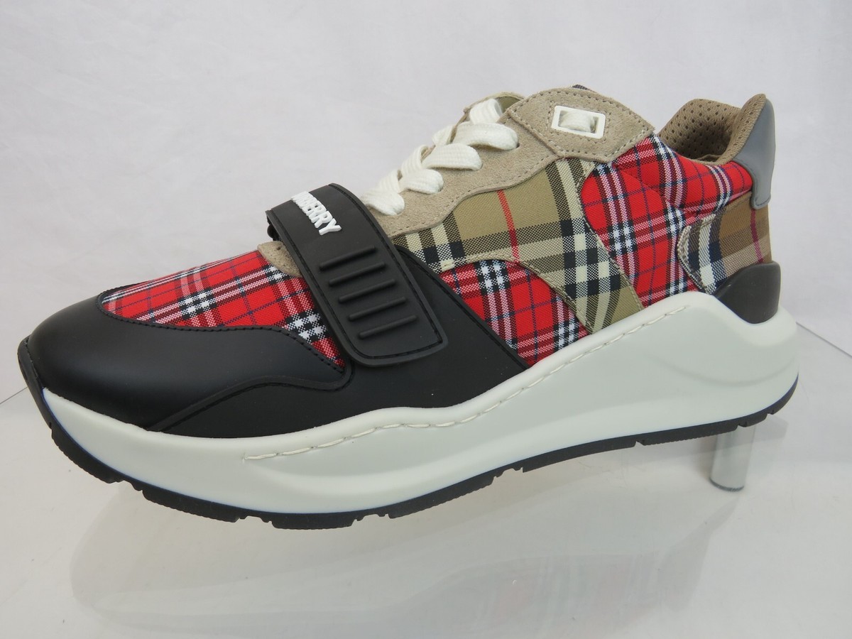 Burberry スニーカー ヴィンテージチェック RAMSEY 8038184A7626 BURBERRY RAMSEY VINTAGE CHECK LOW-TOP MEN'S SNEAKERS