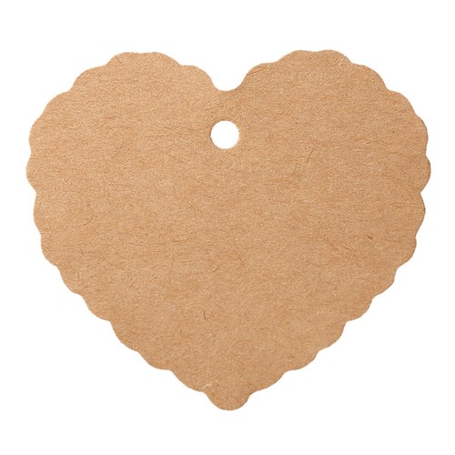 100 piezas etiquetas de regalo de papel Kraft botellas de deseos/boda/etiqueta artesanal casera hágalo usted mismo - Imagen 9 de 16