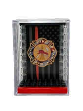 Collectible Force Pack Minifigure Display Case For Lego Firefighter