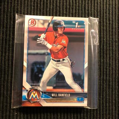 10) 2018 BOWMAN DRAFT #BD-113 WILL BANFIELD PROSPECT CARD LOT