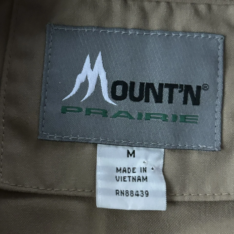 Mountn Prairie Shirt Men Medium Hunting Blaze Shooting RHT Pheasant Upland Ridge - Image 4 of 4