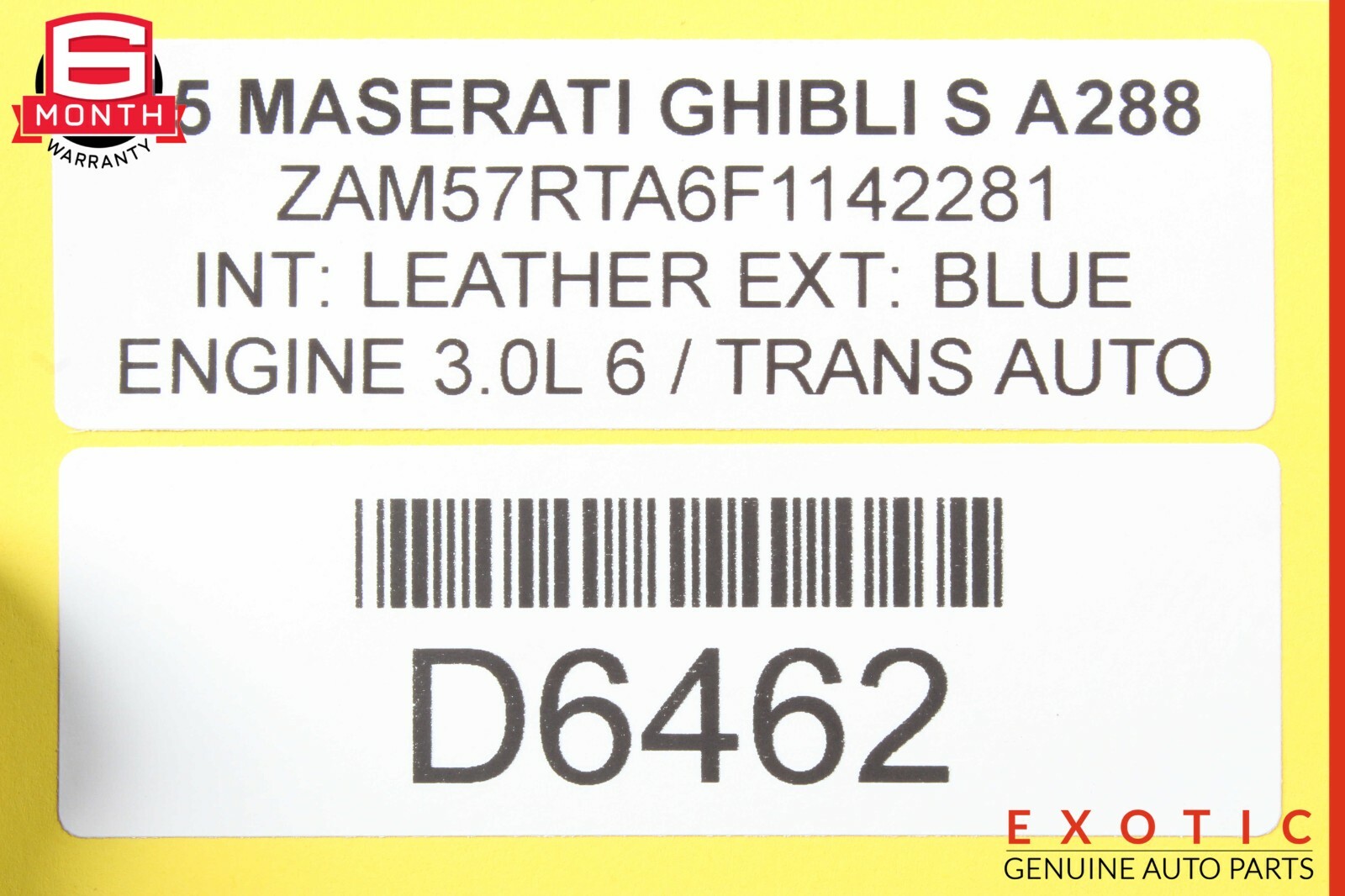 14-17 Maserati Ghibli S Complete Body Wire Wiring Harness OEM