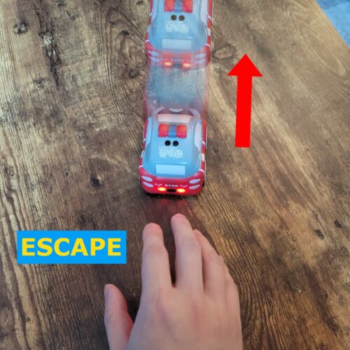 Zippy Car - RC Mini Car Toy - 4 Ways To Play: Escape / Follow / Line Tracer /R/C - Picture 2 of 8