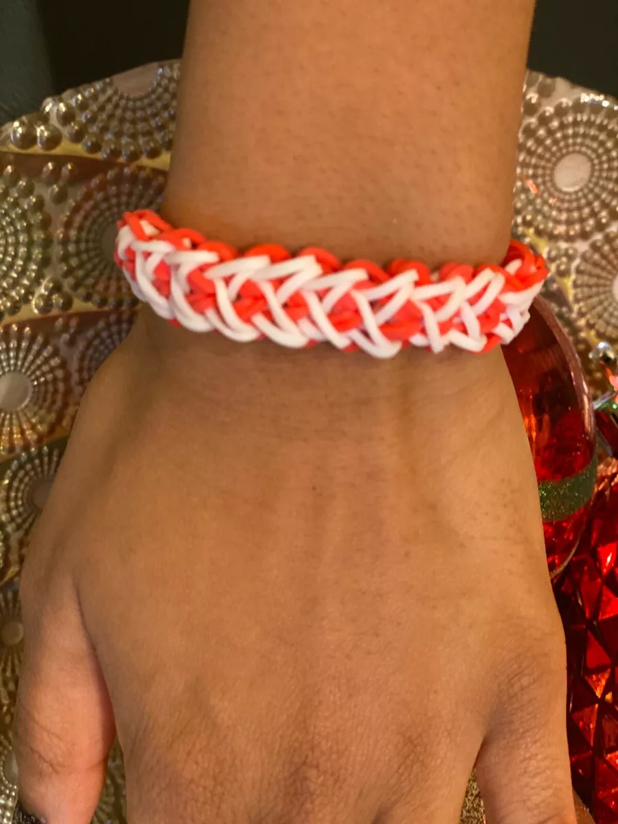 Rainbow loom heart sale bracelet