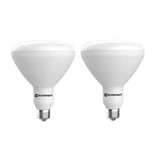 90-W Equivalent BR40 Dimmable ENERGY STAR LED Light Bulb Bright White 3000K 2pc