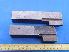 2PCS LATHE TOOL BIT HOLDERS 3/8 & 5/16 SLOT WIDTH RECTANGULAR SHANKS .375 .3125
