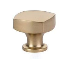 Emtek 86450US4 Freestone Cabinet Knob 1-1/4" Satin Brass
