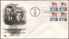 Richard and Pat Nixon Inauguration Day, Washington DC, 1973