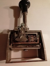 Stary stempel pagnacyjny - Funkcjonalny - Stary / Antyczny / Shabby / Kolekcjonerski / Rzadki - Nr 9