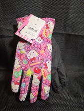 NEW Hello Kitty Insulated Winter Ski Snowboard Gloves Size Large/X-Large Youth