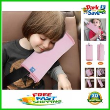 Pink Toddler Seat Belt Cover - Extra Soft Cushion for Ultimate Travel Relaxation