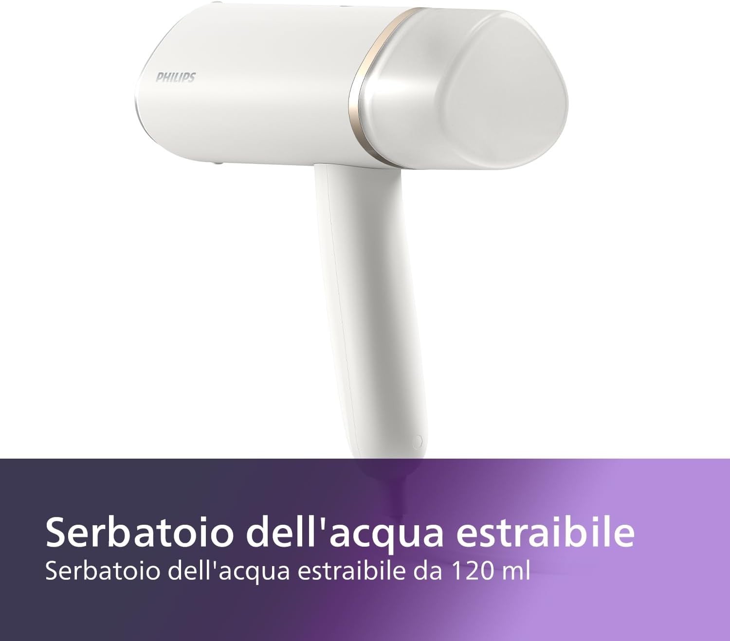 Philips Serie 3000 Stiratrice verticale a vapore - 1000 W, 20 g/min di vapore