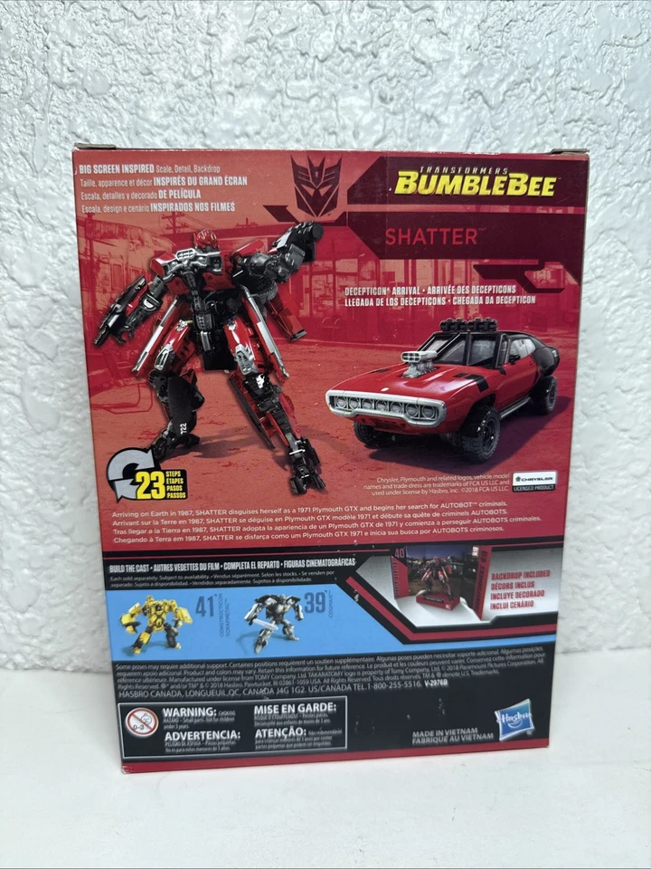 Transformers Studio Series 40 Deluxe Class Shatter Película 6 Hasbro Foto 2 de 4