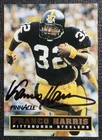 A 1993 Pinnacle Franco Harris Hand Signed Autographed Football Card 1141/3000