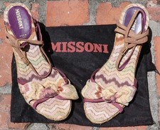 Missoni Espadrille Heels. SZ 39