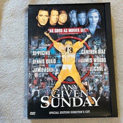 Any Given Sunday DVD 1999 Special Edition Director's Cut Al Pacino Oliver Stone