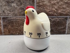Vintage  Chicken Kitchen Timer 60 Minute Mech...