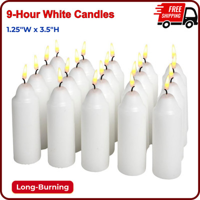 UCO 9-Hour White Candles Candle Lanterns and Emergency Preparedness, 20-Pack