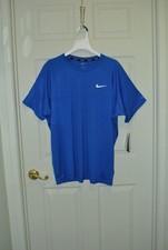 Nike Swim Sz XL Dri-Fit Blue NWT NESSA 586-494 UPF 40 Shirt