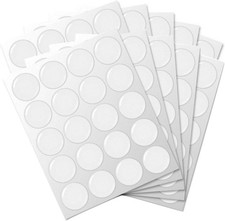 200 Pieces round Clear Epoxy Stickers for Bottle Cap Pendants or DIY Craft 1"