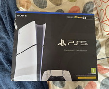 Image of Sony PlayStation 5 Digital Edition 825GB White Console + DualSense, PAL 4K