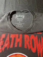 The Untouchable Death Row Records T shirt Size Medium Black Dr Dre Snoop Dogg