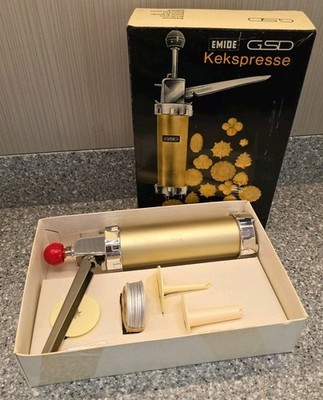 Kekspresse Cookie Press Type KP Christmas Biscuit 12 Disc Emide GSD Complete