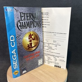 SEGA CD - Eternal Champions: Challenge from the Dark Side - CIB & Reg Card, DMG