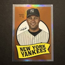 2023 Topps Archives 1969 Topps Single Player Foil Derek Jeter Yankees
