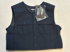 Blauer Dark Navy Armor Skin Vest sz.L R Wool Blend Outer Armor Carrier 8470 NWT