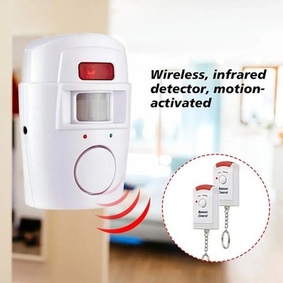 Wireless Motion Sensor Alarm Security Detector Indoor Home Garage Alert