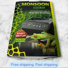 EXO TERRA MONSOON SOLO II PROGRAMMABLE MISTING SYSTEM BRAND NEW SHIPPING