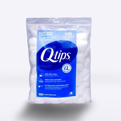 Super Jumbo Cotton Balls for Beauty, First Aid and Baby Care, 100% Thick Cott...