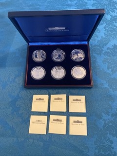 Coffret Complet 6 Pièces 100 Francs 1994 Argent 900 BE FDC MDP Libération