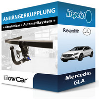 für Mercedes GLA 12.2013-12.2019 Towcar AnhäNgerkupplung Abnehmbar Neu