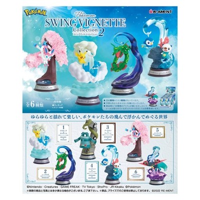 Re-Ment Pokemon Swing Vignette Collection 2 Full Set 6 Figures Japan New
