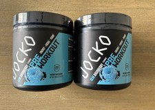 TWO -2 Jocko Fuel Ultimate Pre Workout Powder Blue Raspberry 13.97 Oz NEW SEALED