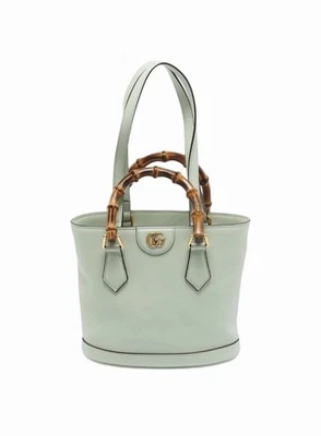 Gucci Diana Bamboo Mint Grün Handtasche Bag Sac - Bild 1 von 4